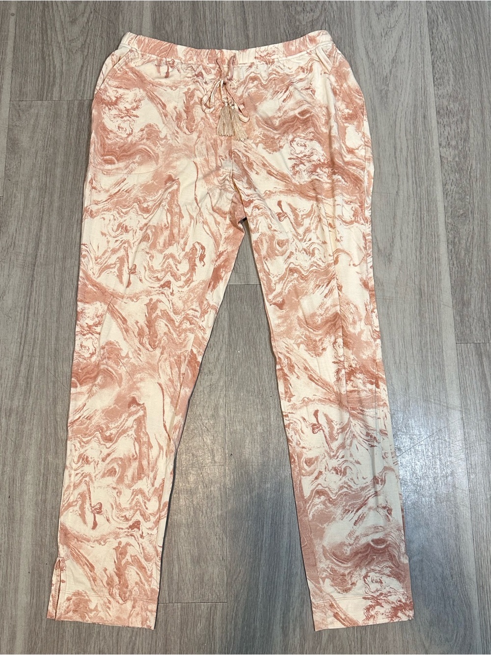 Soma Cool Nights PJ Pajama Pants Sz S pink and cream - Picture 5 of 5
